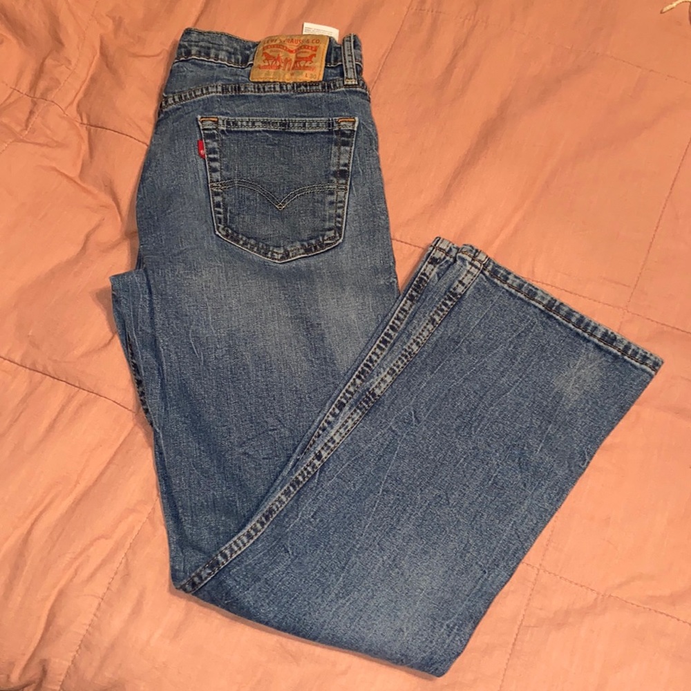 Levis 527 slim bootcut jeans